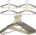 Adjustable Wide Shoulder Plastic Clothes Hangers by SEWACC