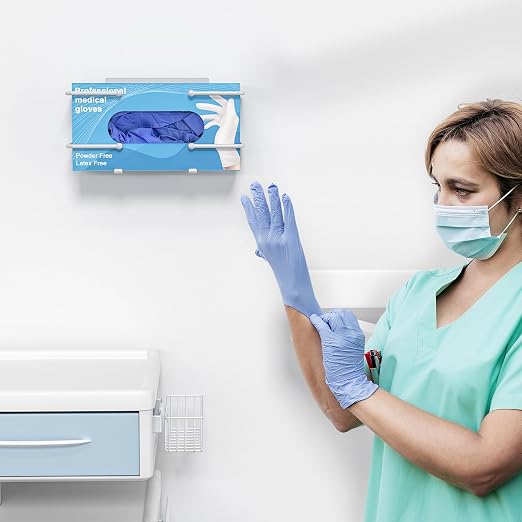 Glove Box Holder, Adhesive Wall-Mounted Metal Dispenser, Tool-Free Organizer - Image 7