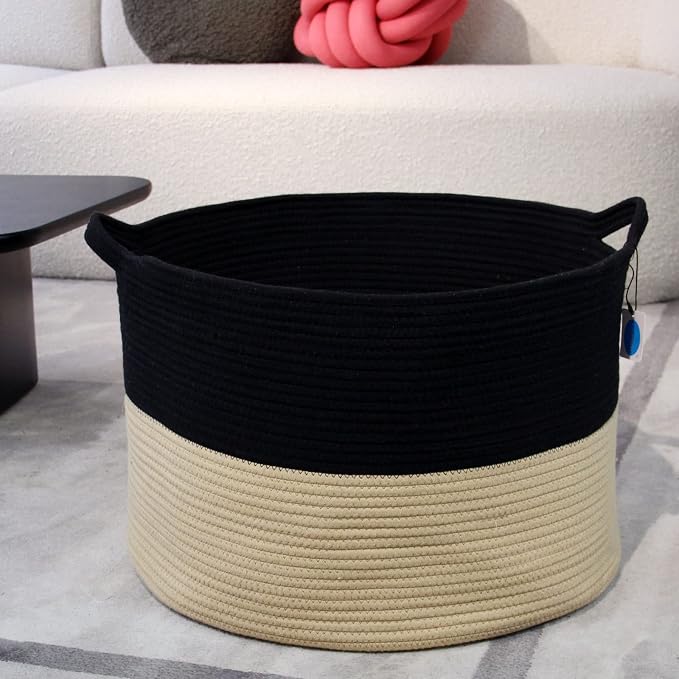 Casaphoria XXL Cotton Rope Woven Laundry Basket - Image 6