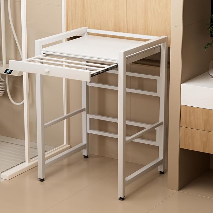 hatleues Over The Washer Storage Shelf, Washing Machine Storage Utility Rack - Image 9