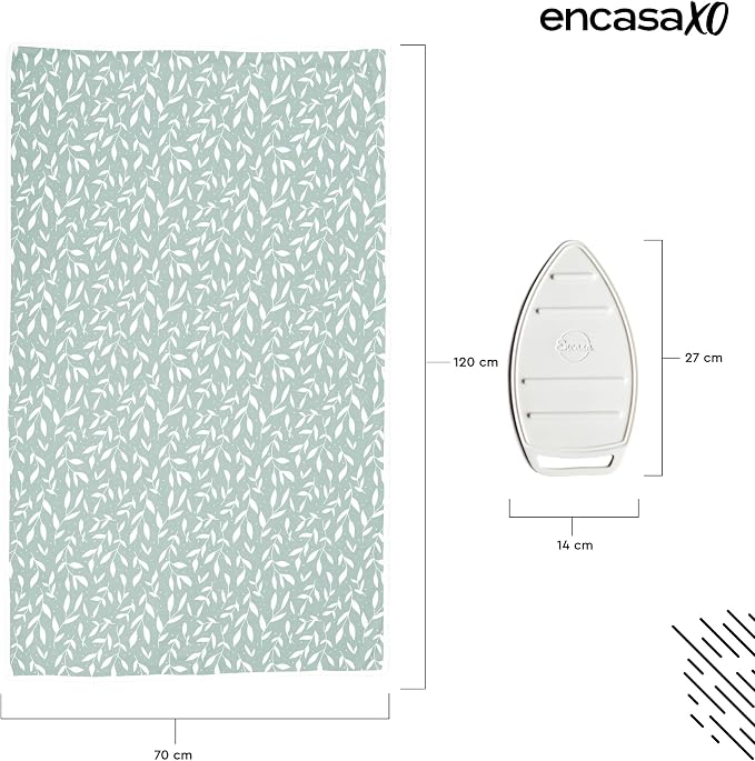 Encasa XO Ironing Mat/Pad with 3mm Padding & Silicone Iron Rest - Image 5