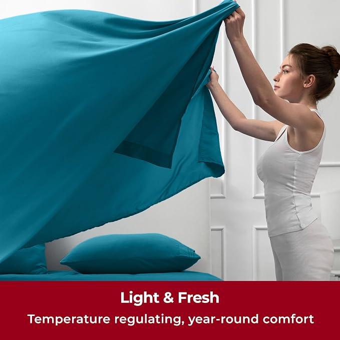 Mellanni Split King Sheets Set - Image 4