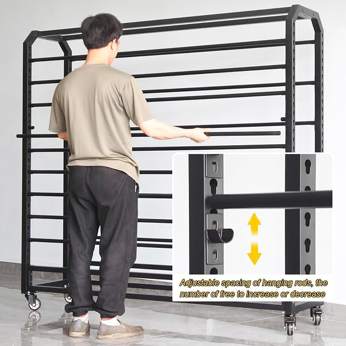 Commercial Fabric Roll Storage Rack - Image 6