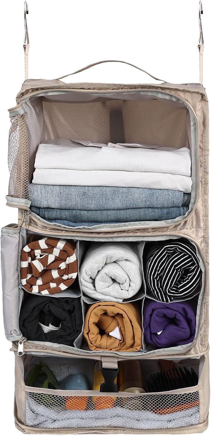 Surblue Hanging Shelves Travel Compression Packing Cube by SURBLUE