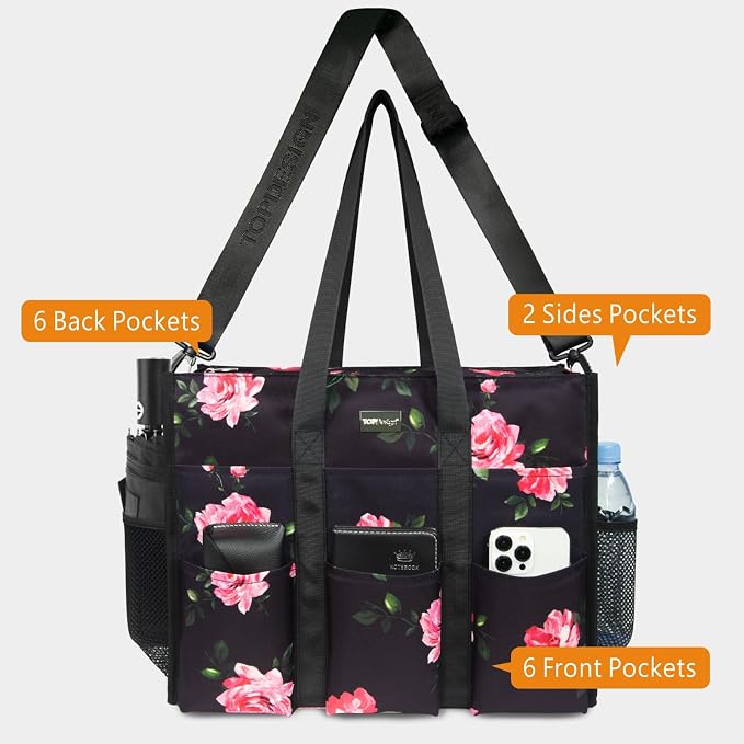 TOPDesign Utility Water Resistant Tote Bag - Image 4