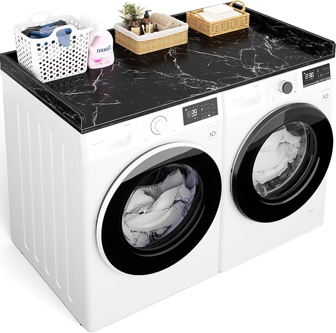 Aheaplus Washer and Dryer Countertop, Laundry Room Organization by Aheaplus