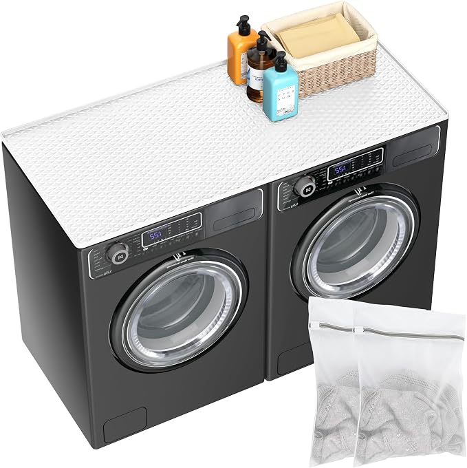 54" x 27.5" Silicone Washer Dryer Countertop Mat by Dionikos
