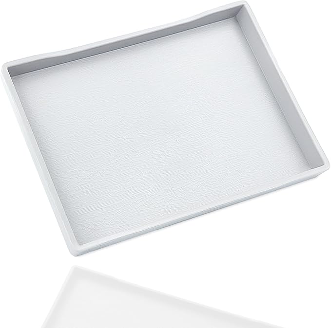 Small White Serving Tray for Serving Accessory, Perfume and Display Use. by VCREATC-VCREATEFORCUSTOMER