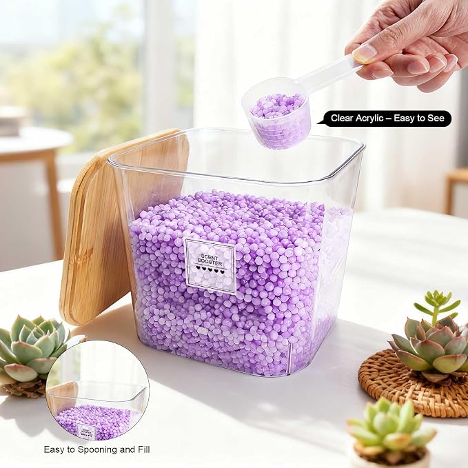 4 Pack Laundry Pods Container and Dryer Sheet Holder - Image 4