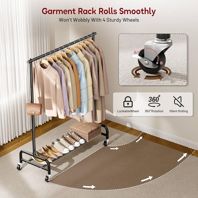 SLEEPING LAMB Heavy Duty Clothing Racks - Image 4