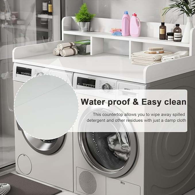 Washer Dryer Countertop, 2-Tier Laundry Countertop - Image 3