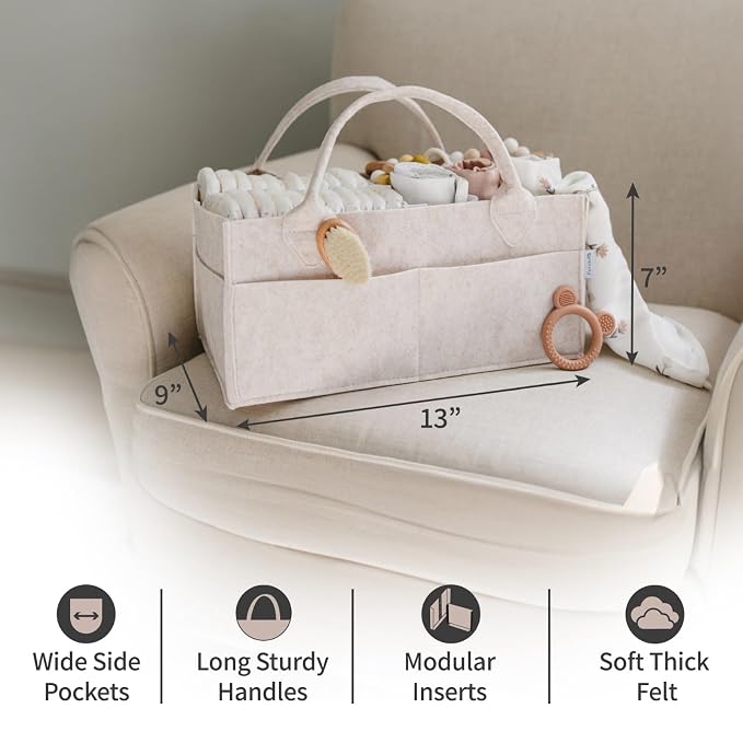 PUTSKA Baby Diaper Caddy Organizer - Image 3