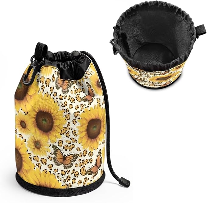 Clothespin Storage Bag with Hooks & Drawstring Closure Dragonfly Star Moon - Image 2