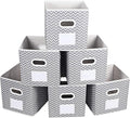 MAX Houser Fabric Cloth Storage Bins, Foldable Storage Cubes Organizer Baskets by MAXHouser