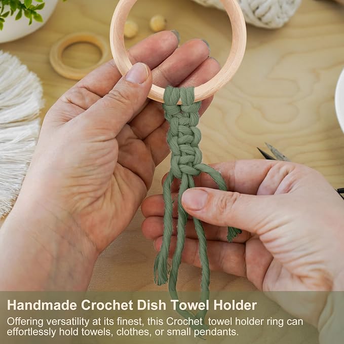 Tioncy 4 Pcs Kitchen Dish Towel Holder Mother's Day Gift - Image 7