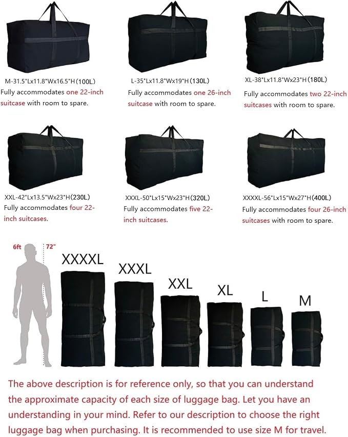 Extra Large Storage Duffle Bag for Travel - Image 2