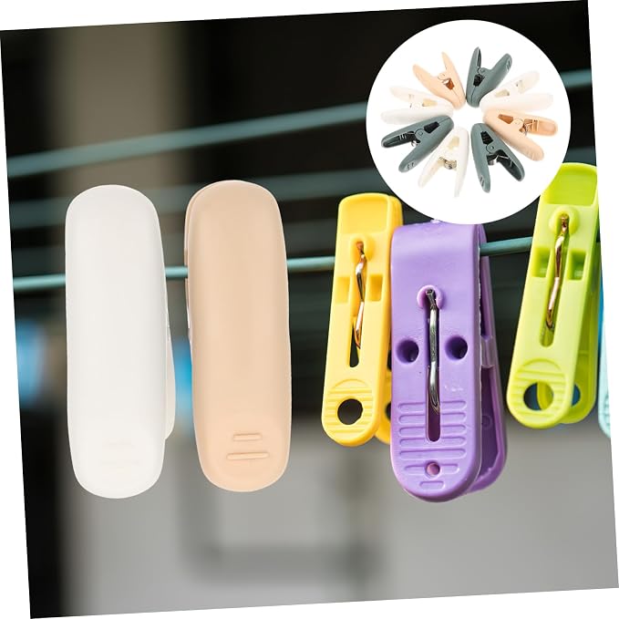 VALICLUD 15Pcs Multi-Color Plastic Clothes Pins Clips - Image 9