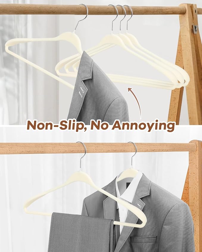 10 Pack Sweater Hangers No Shoulder Bump - Image 4