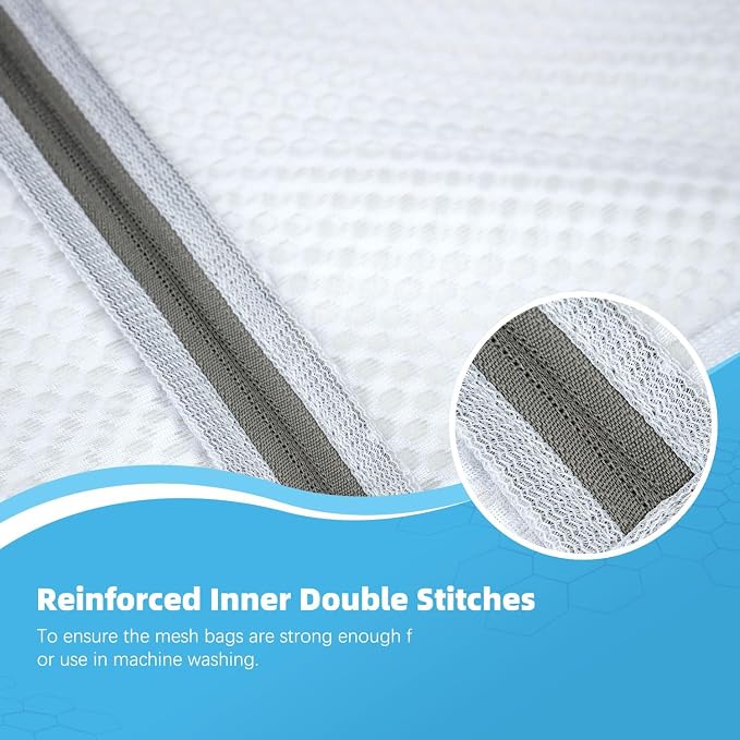Honeycomb Mesh Laundry Bags for Delicates - Image 8