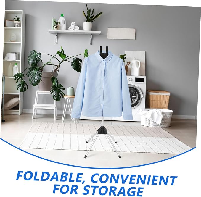 Happyyami Garment Steamer Stand Flat Ironing Area Collapsible Steam Rack - Image 9