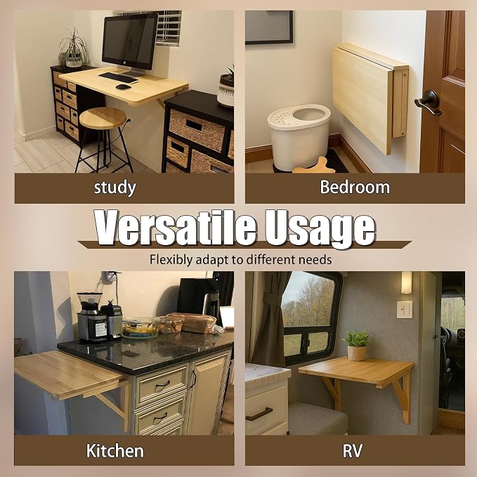 MM MELISEN Wall Mounted Folding Table - Image 8