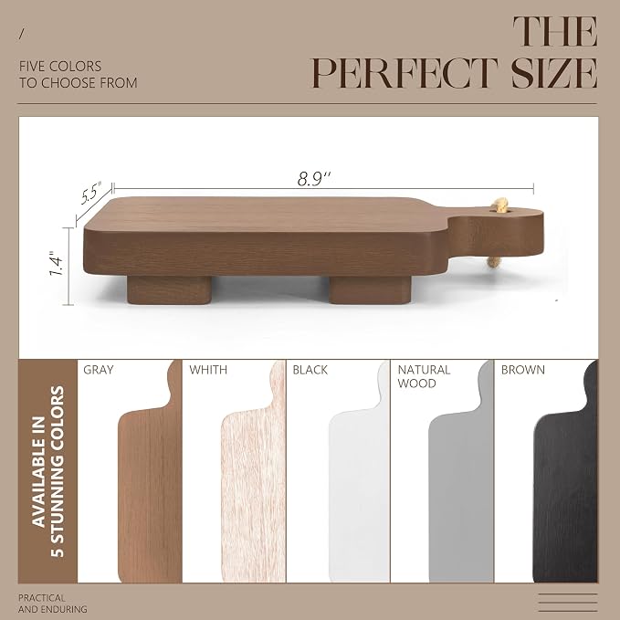 EOSAHR Modern Farmhouse Wood Riser - Image 6