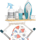 Ironing Board Hanger with Removable Hooks, Ironing Board Holder Wall Mounted by Vincona