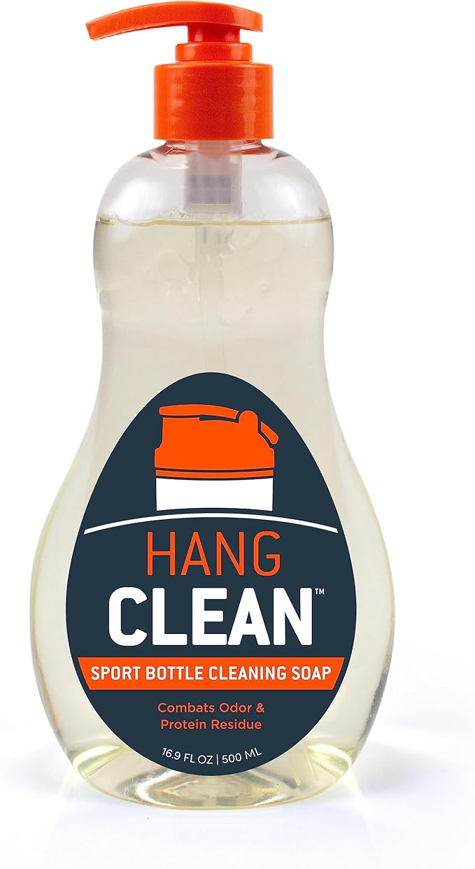Sport Bottle Dish Soap, Fragrance Free, Plant Powered, Hypoallergenic, 16.9 fl by HangClean