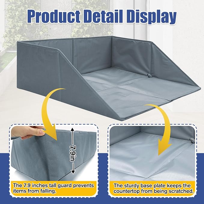 Laundry Guards for Front-Load Washers & Dryers, Secure Guardrails Prevent - Image 3
