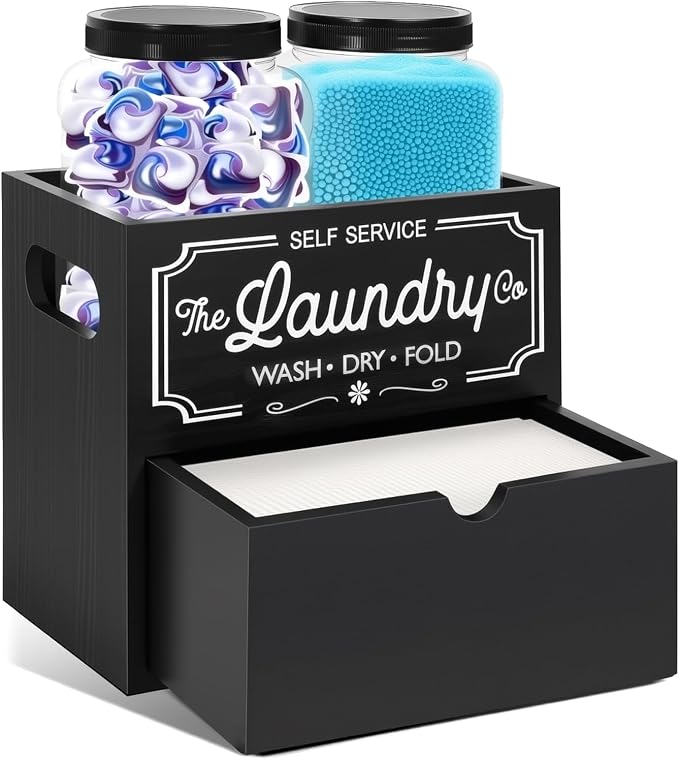 3 Pack Laundry Room Organization Storage Drawers by TEFOLA