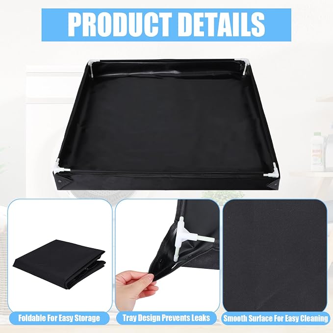 31.5 x 31.5 Inch Washer Drain Pan Mat - Image 3