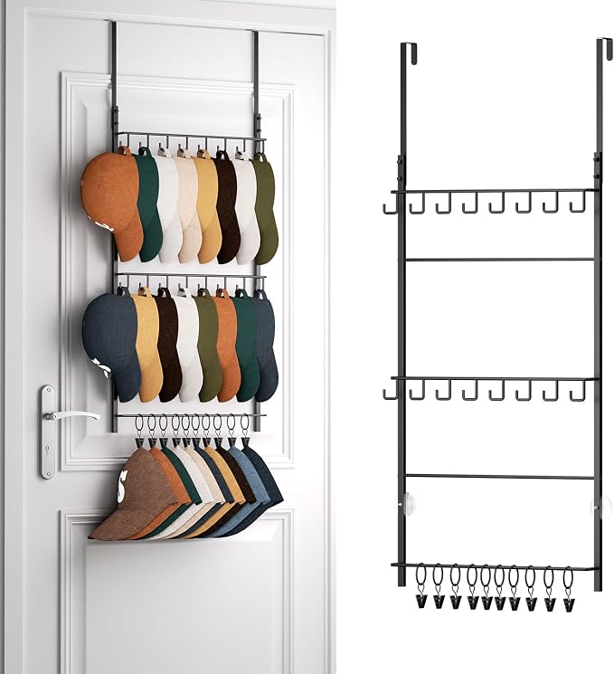 HapiRm Over Door Hat Rack by HapiRm