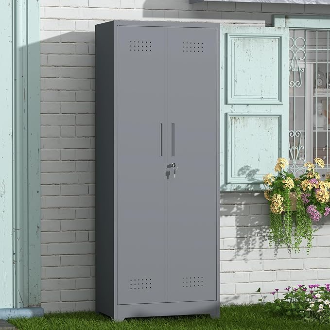 GREATMEET 65'' Metal Utility Storage Cabinet - Image 5