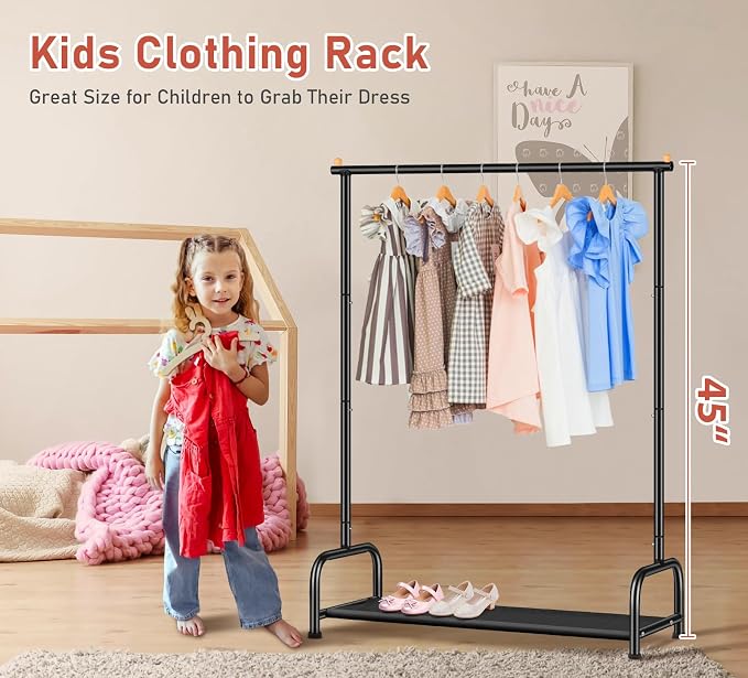 SLEEPING LAMB Kids Clothing Rack, Small Baby Clothes Rack - Image 2