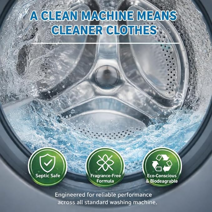 Washing Machine Cleaner Tablets XL – Heavy Duty Descaler and Deodorizer Tablets - Image 7