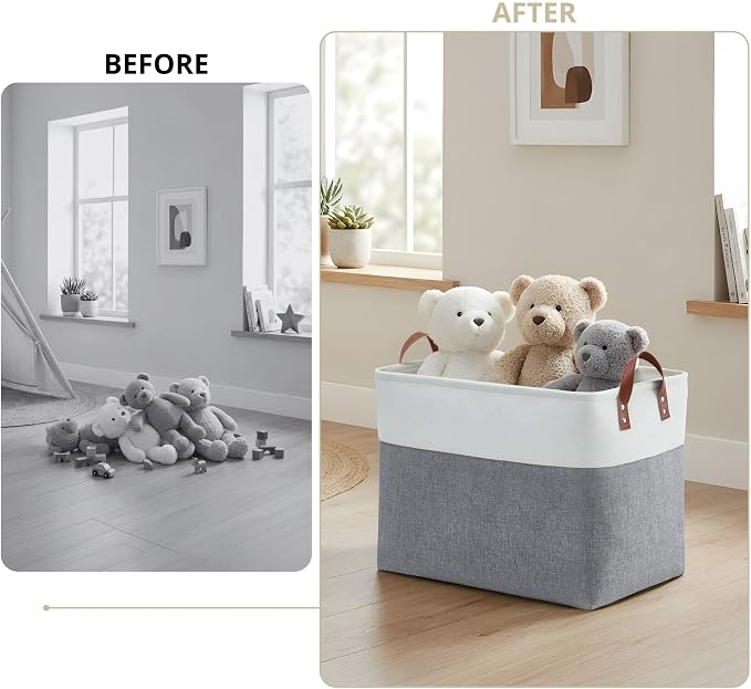 DECOMOMO Extra Large Storage Baskets, Fabric Storage Bins - Image 5