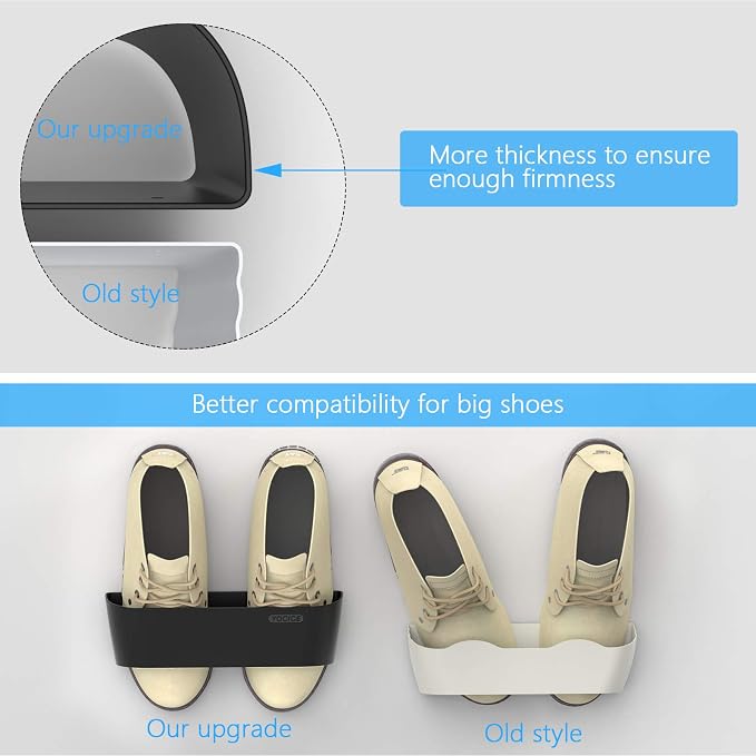 Wall Mounted Shoes Rack 4Pack - Image 5