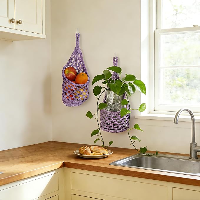 Macrame Wall Plant Hanger, Hanging Planter Basket Holder, Wall Planters - Image 7
