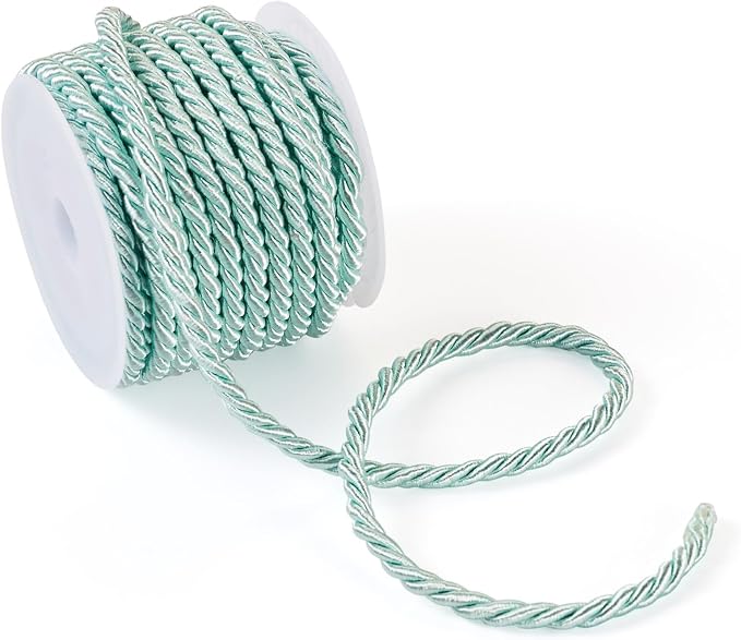 5.4 Yards/Roll Twisted Cord Trim Rope 3mm Polyester Braided Satin Twine Cord - Image 7