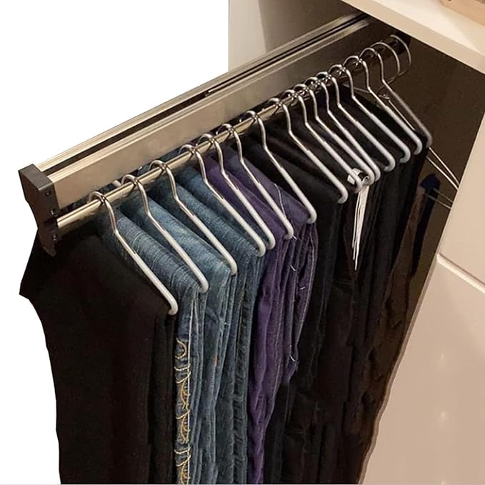 Extendable Closet Rod Clothes Drying Rack by Unknown