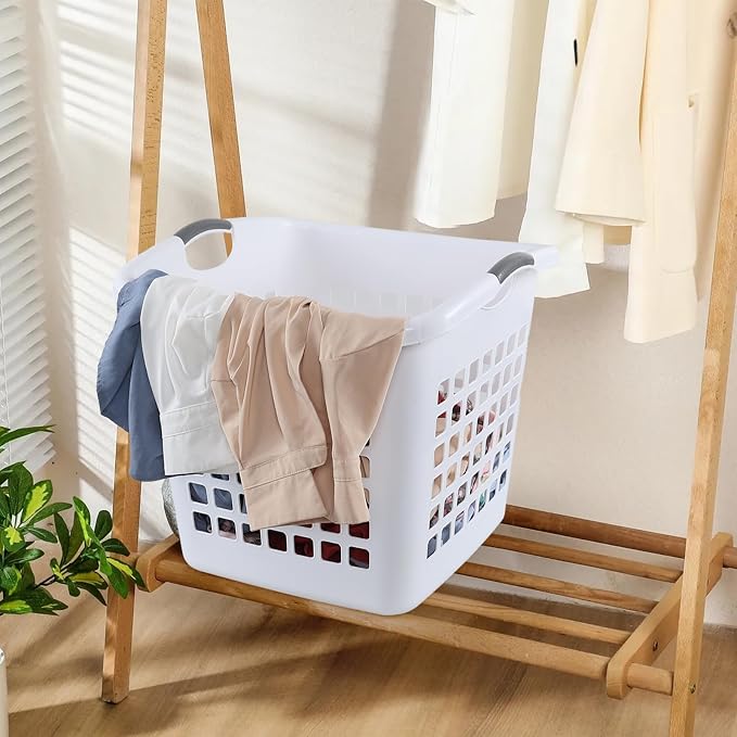 2 Bushel/70 L Ultra Square Plastic Laundry Basket - Image 5