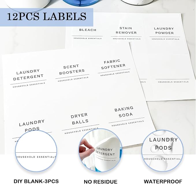 Glass Laundry Detergent Dispenser Set - Image 4