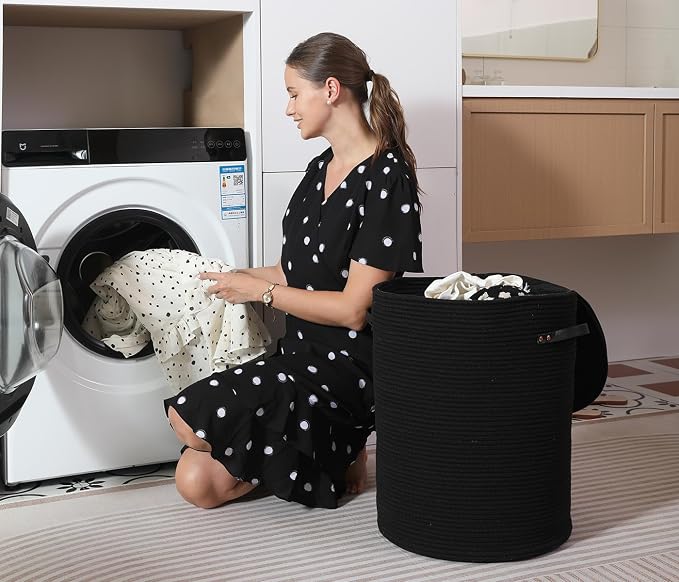 Extra Large Cotton Rope Storage Basket - Image 9