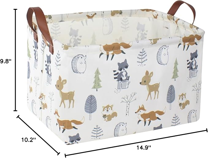 Rectangular Storage Basket, Books Box, Gift Basket, Room Decor - Image 7