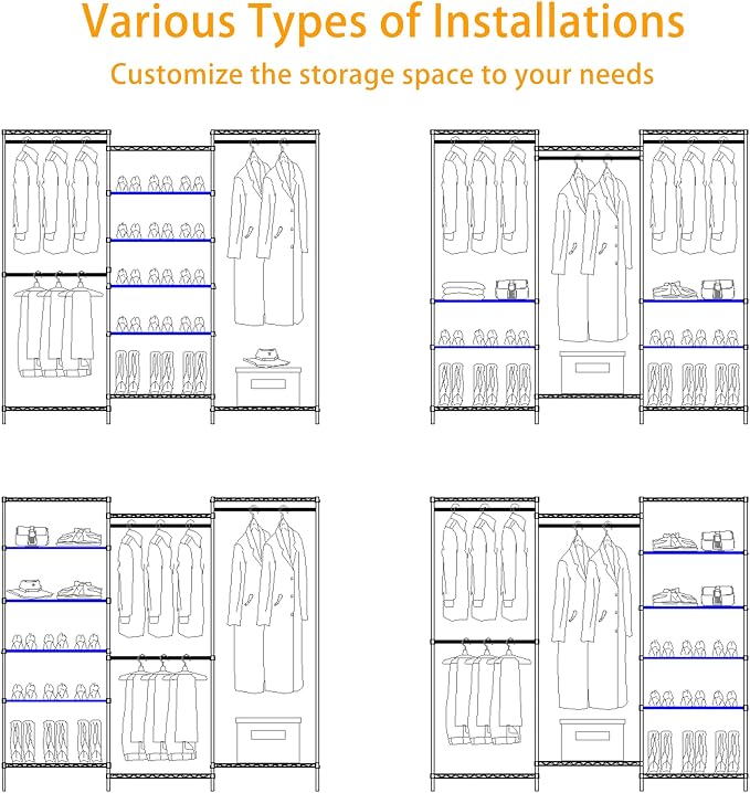 H12 Heavy Duty Clothes Rack - Image 7