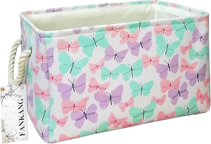 FANKANG Rectangular Laundry Basket Nursery Storage Fabric Storage Bin Storage by FANKANGStorageBasket