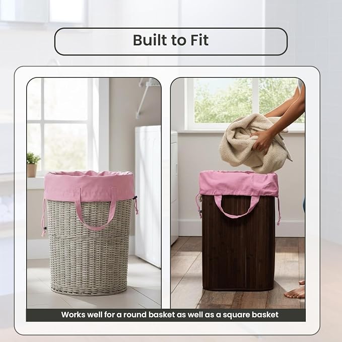 LFH Home Large Premium 1pack Cotton Canvas Laundry Bag - Image 7