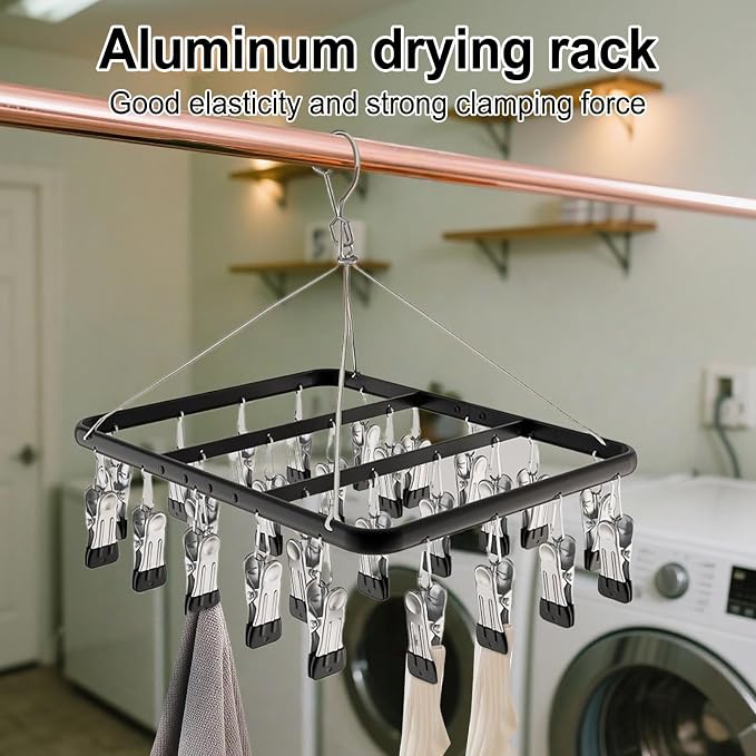 Windproof Clothes Hanger, Strong Load Rack, 20 Inch Hanger - Image 3