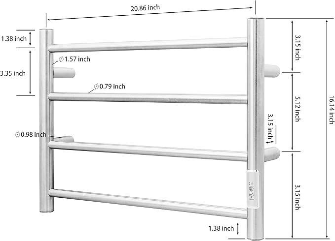 KEG Towel Warmer Wall Mounted - Image 3