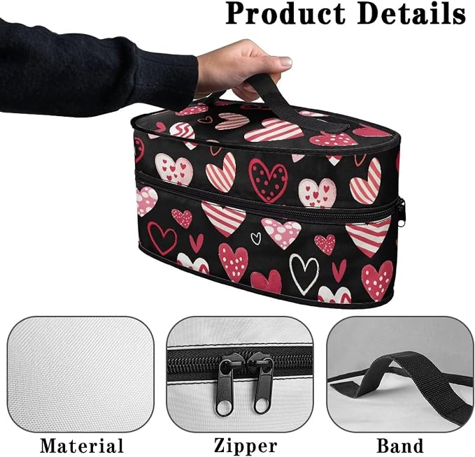 Romantic Love Heart Iron Organizer Bag - Image 5